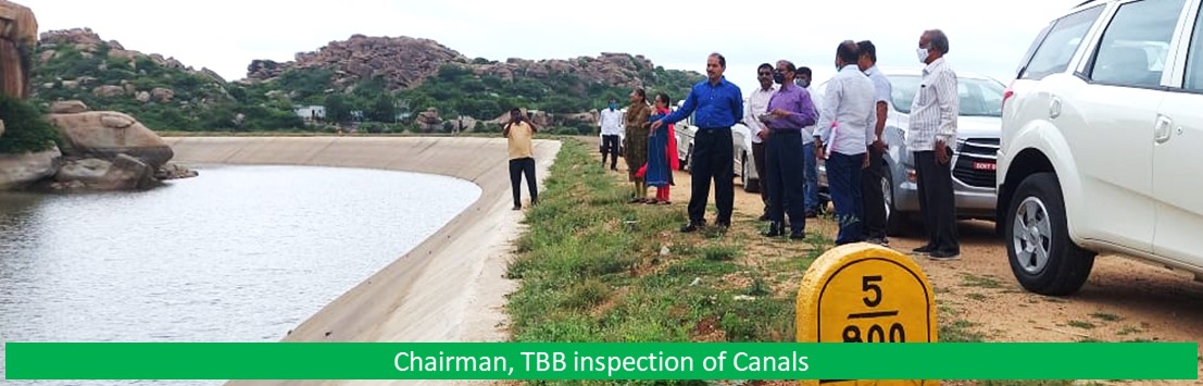 Chairman, TBB inspection of Canals – TUNGABHADRA BOARD