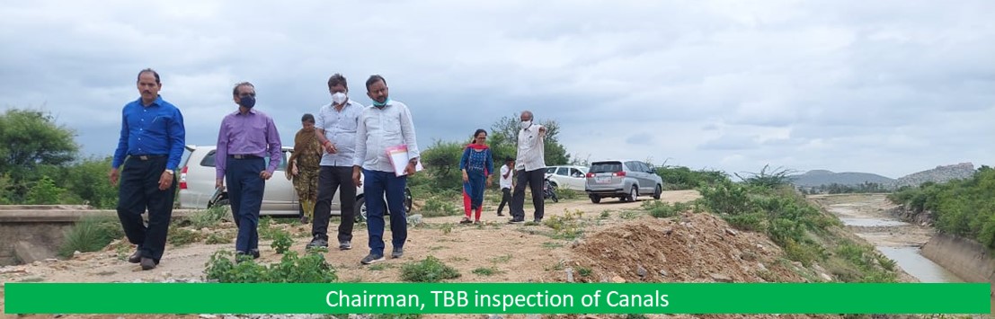 Chairman, TBB inspection of Canals – TUNGABHADRA BOARD